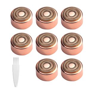 8 Pack Replacement Heads Generation 3 Compatible with Flawless Facial Hair Remover,Replacement Blades Heads Compatible with Flawless Gen 3