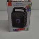 iLive Electronics ISB199B Wireless Tailgate Party Speaker, with LED Light Effects and Built-in Rechargeable Battery, Black