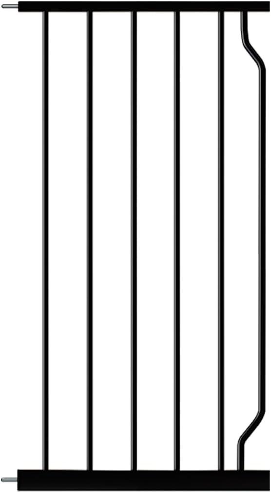 Fairy Baby Safety Gate 14.17 inch Extension for Extra Wide Baby Gate Dog gate Pressure Mounted Walk Through Pet Gate Black