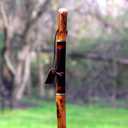 Brazos Rustic Wood Walking Stick, Hickory, Traditional Safari Style Handle, for Men & Women, Made in The USA, 55"