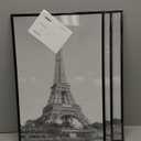 upsimples 16x24 Picture Frame Black 3 Pack, Scratch-Proof Poster Frames 16 x 24 for Photo Gallery - Slide-In Strips, Horizontal or Vertical Wall Mounting