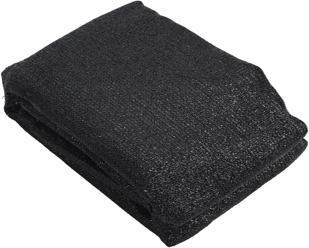 Heavy Duty Balcony Screen, Fence Cover, Mesh Windshield for Deck, Backyard, Pool, Suitable for Any Occasion (Black)