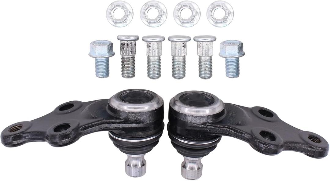 NewYall Front Lower Left and Right Suspension Ball Joint with Bolts for Hyundai Sonata GAS, L4 2.4L, without Sport Suspension 2011-2014, Tucson 2010-2017, Kia Sportage 2011-2013