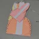 9PCS Huge Pastel Hanging Paper Fans Decoration Macaron Birthday Party Decorations Rainbow Ice Cream Easter Paper Hanging Decor for Bridal Baby Shower Classroom Home Decor