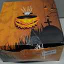 XOYTN XIMISHOP Animated Halloween Skull Bowl, Pumpkin Candy Dish With Creepy Moving Skeleton Hand for Party Decoration