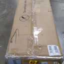 DWVO Farmhouse TV Stands for Living Room, Entertainment Center with Storage, TV Stand for 65 Inch TV with Double Barn Doors & Storage Cabinets, Rustic TV Cabinet Media Console, Espresso & Grey White