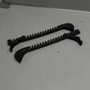 Ice Skate Guards Ice Skate Blade Covers Skate Blade Protector, 1 Pair of Adjustable Skate Guards for Hockey or Figure Skating (Large (Adult), Black)