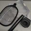 YISSVIC Electric Fly Swatter Foldable Bug Zapper Racket 2 in 1 Mosquito Killer with Purple Attractant Light Rechargeable 1800mAh for Indoor Home Backyard Patio Camping