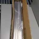 Muzata 4Pack Cable Railing Post 36 Inch 36"x2"x2" Level Drilled Surface Mount Brushed T304 Stainless Steel Cable Railing System Kit Indoor Outdoor with Paper User Guide PS02 LH4S