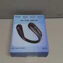 Portable Neck Fan,Hands Free Personal Wearable Bladeless Fan,6000mAh USB Rechargeable,360 Cooling,LED Display,4-Speeds,Birthday Gifts for Men Women Dad Mom,Stocking Stuffers Christmas Gifts (Black)