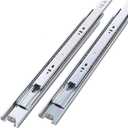 Friho 5 Pair of 16 Inch Hardware Ball Bearing Side Mount Drawer Slides, Full Extension