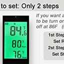 DIGITEN Wireless Temperature Controlled Outlet, Digital Plug-in Thermostat with Remote Control, Built-in Temp Sensor, Heating & Cooling for A/C, Fans, Heaters (Remote Detects Temperature)