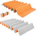 Closed Cell Foam Sleeping Pad,Folding Sleeping Pad Backpacking,Moisture-Proof Foldable Sleeping Pad, Lightweight,Sleeping Mat for Camping Hiking Backpacking Car Camping Mats (Orange)
