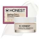 Honest Beauty Ageless Firm and Smooth Cream, Powered by Vegan Collagen Elastin Polypeptides, Firmer Smoother Looking Skin, Fragrance Free, EWG Verified, Cruelty-Free, 1.7 fl oz