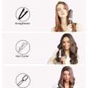 Ionic Thermal Brush,1.5 Inch,Volume Blowout Styling,Dual Voltage,30s Fast Heated Curling Iron Brush