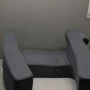 Soft Lap Desk Pillow for Laptop & Gaming,Arm Rest Laptop Lap Desk for Bed Couch with Cup Holder & Pocket,Ultimate Reading Pillow for Lap(Dark Gray, Large)