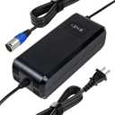 YZPOWER 54.6V 4A Lithium Battery Charger for 48V 13s li-ion Battery 3Pin Male XLR ConnectorFeatures HD Display of Current Charging VoltageMultiple Safety Protections Auto Shutting Off