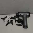 OLsky Massage Gun Deep Tissue, Handheld Electric Muscle Massager, High Intensity Percussion Massage Device for Pain Relief with 9 Attachments & 30 Speed(Grey)