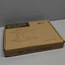 WALI Floating TV Shelf, 2 Tier Projector Shelf for DVD Players, Routers, Game Consoles, Cable Boxes, Living Room Decor Accessories, Wall Mount Shelves Holds Up to 22lbs (CS202NW), 2-Shelf, White