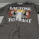 Lactose Tolerant T-Shirt, Small, Grey,S