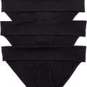Motherhood Maternity womens Foldover Brief Panty 3-pack (Small, All Black Pack)