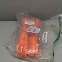 20pack Snow Tire Chains Reusable Anti-Skid Car Winter Wheels Chain Universal Cable Tire Belts, Orange Non-Slip Zip Tie Tires Chain Emergency for Auto Pickup Trucks Suv