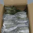 12 Pcs 7oz Plastic Vintage Wine Glasses Drinking Glasses Unbreakable Wedding Glassware Crystal Water Goblets Reusable Drinkware Vintage Champagne Flutes (Dark Green)