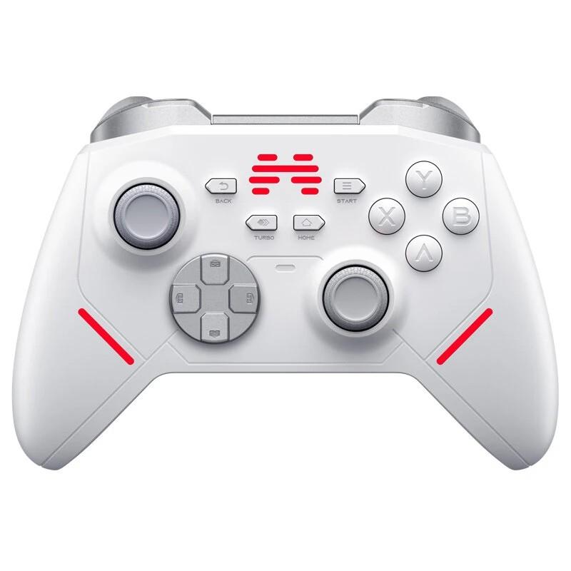 BEITONG Kunpeng 20 Tri-mode Wireless Gaming Controller 2.4G/bluetooth5.3/Wired Hall Trigger Mechanical Buttons Compatible with Multi Platform PC Switch TV Mobile 1000Hz 600mAh Battery - White