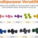 Amazon Basics Neoprene Dumbbell Hand Weights for Exercise and Muscle Toning 5Lb
