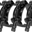 BOTTEN 4 Pack 2.5" Stainless Steel T-Bolt Hose Clamps - Clamp Range 70-78mm for 2.5 Hose ID (Black) - Durable and Reliable Hose Clamps for Secure Connections"