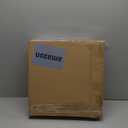 Wall Mount Mailbox,Large Capacity Locking Mailbox for Outside,Galvanized Steel Cover and Rust-Proof Metal Post Box with Newspaper Holder,15.7"x15.7"x4.3" Black,MD039G