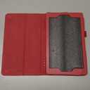 Asng All-New Fire HD 8 2018/ Fire HD 8 2017/ Fire HD 8 2016 Case - Premium PU Leather Folio Stand Cover Case with Auto Wake/ Sleep for All-New Fire HD 8 (8th / 7th / 6th Generation) (Red)