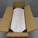 Suli Extra Large Kitchen Utensils Holder with 4 Compartments, Wooden Utensil Organizer for Kitchen Countertop, Farmhouse Decor, Rustic Cooking Utensil - White grain