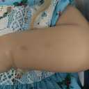 JIZHI Lifelike Reborn Baby Dolls - 18 Inch Realistic-Newborn Baby Dolls Blond Girl Handmade Real Life Baby Dolls with Clothes for Kids Age 3+