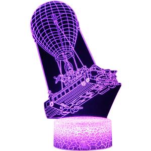 3D Vision Effect Lamp LED Night Lights Color Changing with USB or Batteries Powered,Game Lovers Desk Table Lamps Bedroom Decor Creative Birthday Gifts for Kids (Battle Bus)
