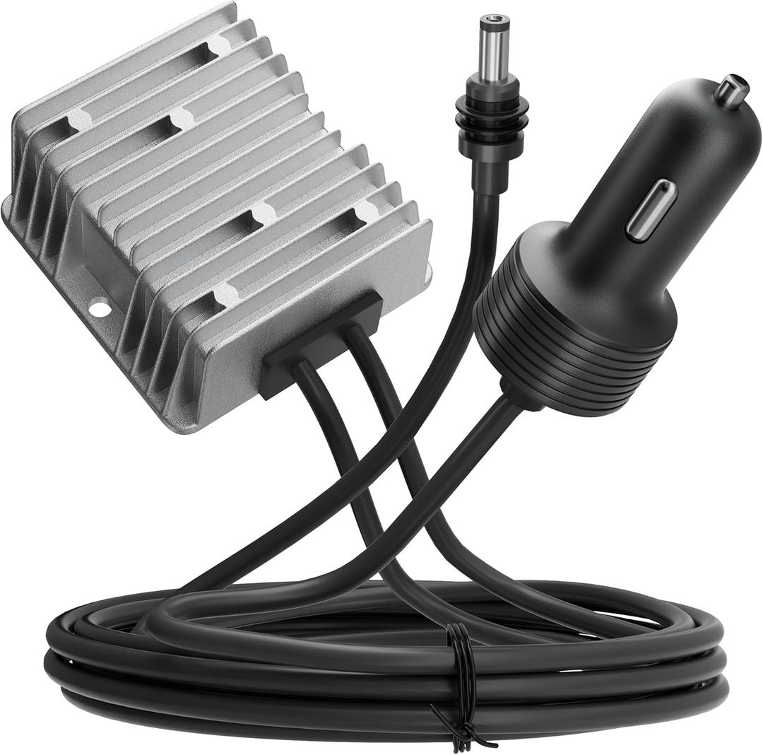 DAIERTEK Starlink Gen 3 12V Cigarette Lighter Adapter, 10V-36V Input 57V 4.5A Output, 18AWG Starlink Standard Car Charger, Waterproof Portable High Efficiency Stable Starlink DC Power Supply