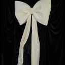 Oversized Custom Bow (Ivory)