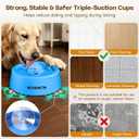 Dog Lick Bowl Slow Feeder with Rolling Ball & Suction Base