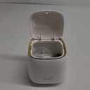 Mini Countertop Trash Can with 10 Rolls of Trash Bags, Waste Can with Press Type Lid, Desktop Trash Can Applicable for Bathroom Vanity,Coffee Table,Offices,Waste Basket