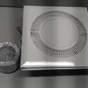 Ventilation Fan with LED Light Quiet square Bathroom Exhaust Fan with Light for Home Bath Hotel 140 CFM with LED Light 6000K 1.0 Sones Easy install 4-Inch