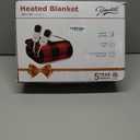 Homemate Electric Blanket Heated King Size - 100x90 Ultra Soft Cozy Flannel Heating Blanket with 10 Fast Heat Levels 8 Hours Auto Off Over-Heated Protection ETL Certification Keep Warm in Home