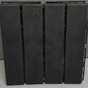 12 in. x 12 in. Dark Gray Square Composite Decking Tiles for Balcony Porch Backyard (Pack of 36) Tiles-LQYD-784