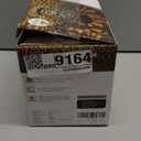 2 Pack Outdoor Solar Hanging Lantern Lights Metal LED Decorative Lamp for Garden Patio Courtyard Lawn and Table with Hollowed-Out Design (Sunset Blaze)