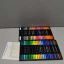 48 Colors Acrylic Paint Markers, Dual Tip with Fine Tip and Brush Tip Pens for Stone, Wood, Calligraphy, Canvas, Ceramic, Metal, Glass, Rock Painting, DIY Crafts