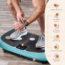Lifepro Rumblex 4D Curved Vibration Plate Exercise Machine Triple Motor Vibrating Platform Machine with 7 Modes & 60 Speeds Full Body Vibration Plate for Lymphatic Drainage & at Home Workout