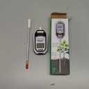 Soil Moisture Meter, 7-in-1 Soil PH Tester/Soil Moisture/Fertility with Removable Probe, Digital Air Temp/Humidity/Sunlight Intensity/BGR Spectral for Plants Gardening, Lawn and Indoor Outdoor Plants (White)
