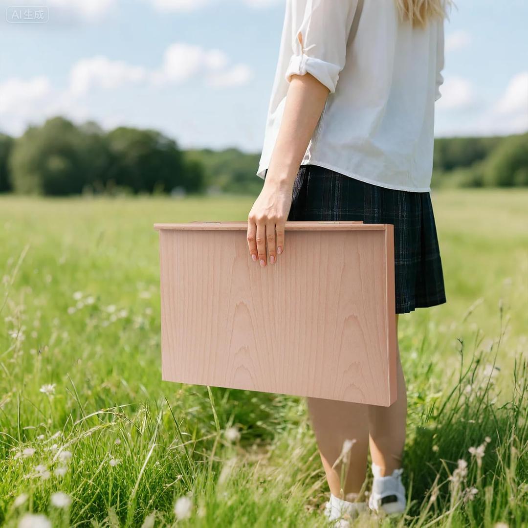 Tabletop Easel A3 Painting Easel with Smooth Surface, Adjustable Angle Art Easel for Artists, Children, Beginners & Student