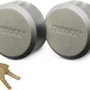 TRIMAX THP2XL - Trailer Door Lock (2 Pack Keyed Alike) - Shackleless Puck Lock for Trailers, Universal Fit, Weather Resistant