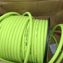 Flexzilla Pro Air Hose, Bulk Plastic Spool, 3/8 in. x 250 ft, Heavy Duty, Lightweight, Hybrid, ZillaGreen - HFZ38250YW