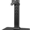HUANUO Monitor Stand, Freestanding VESA Mount for 13 to 34 Inch Screens, Holds up to 44lbs, 5 Height Options, Swivel Desk Stand Riser With 360 Rotation, VESA 75x75mm/100x100mm